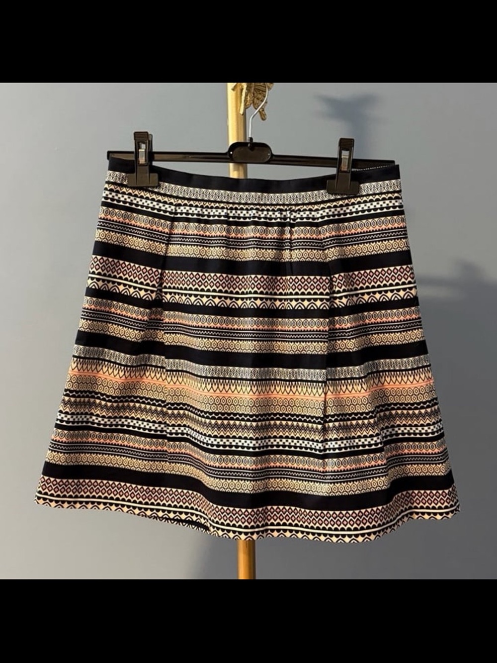 ⚡️⭐️J.Crew Patterned Pleated Skirt - Size 6